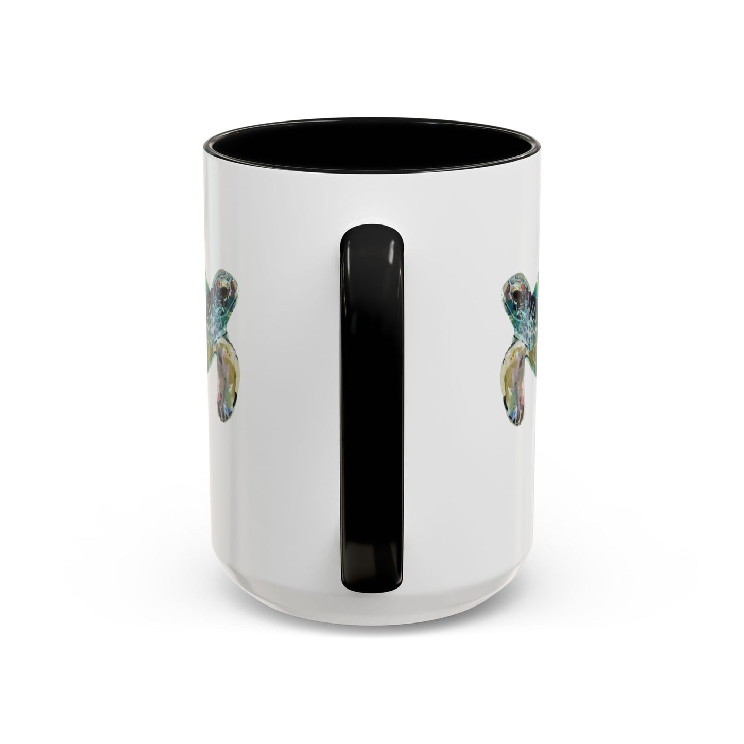Sea Turtle Two Tone Coffee Mug (11oz & 15oz) - Blue Cava
