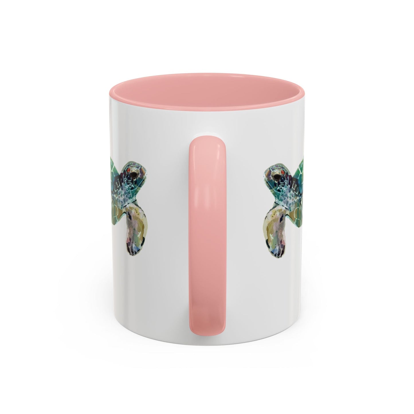Sea Turtle Two Tone Coffee Mug (11oz & 15oz) - Blue Cava