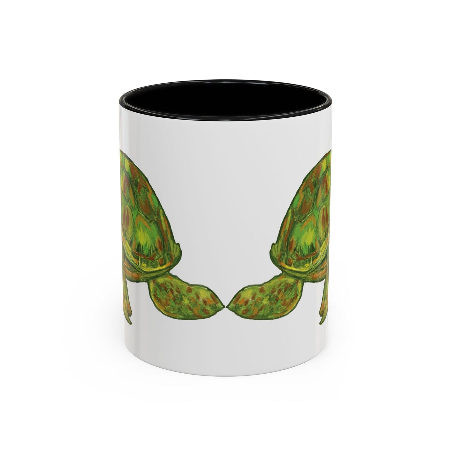 Shelly Sea Turtle Coffee Mug (11oz & 15oz) - Blue Cava