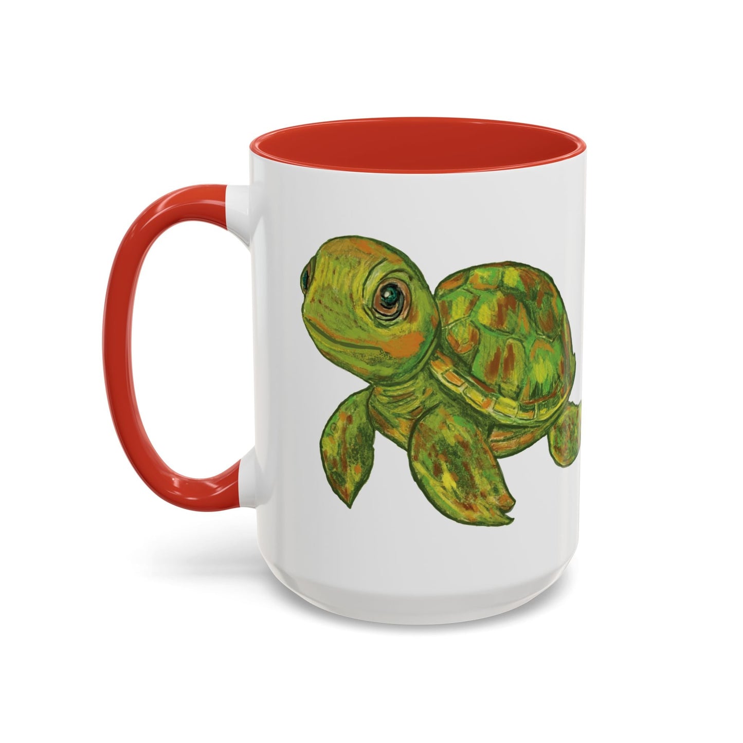 Shelly Sea Turtle Coffee Mug (11oz & 15oz) - Blue Cava