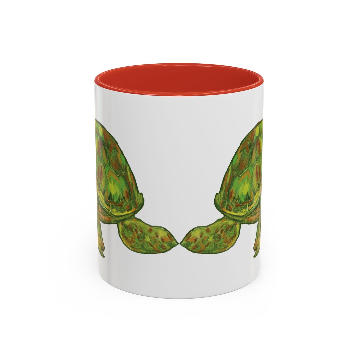 Shelly Sea Turtle Coffee Mug (11oz & 15oz) - Blue Cava