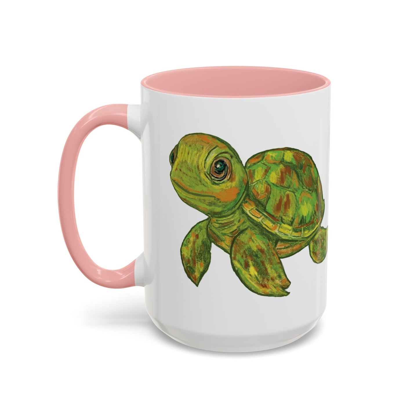 Shelly Sea Turtle Coffee Mug (11oz & 15oz) - Blue Cava