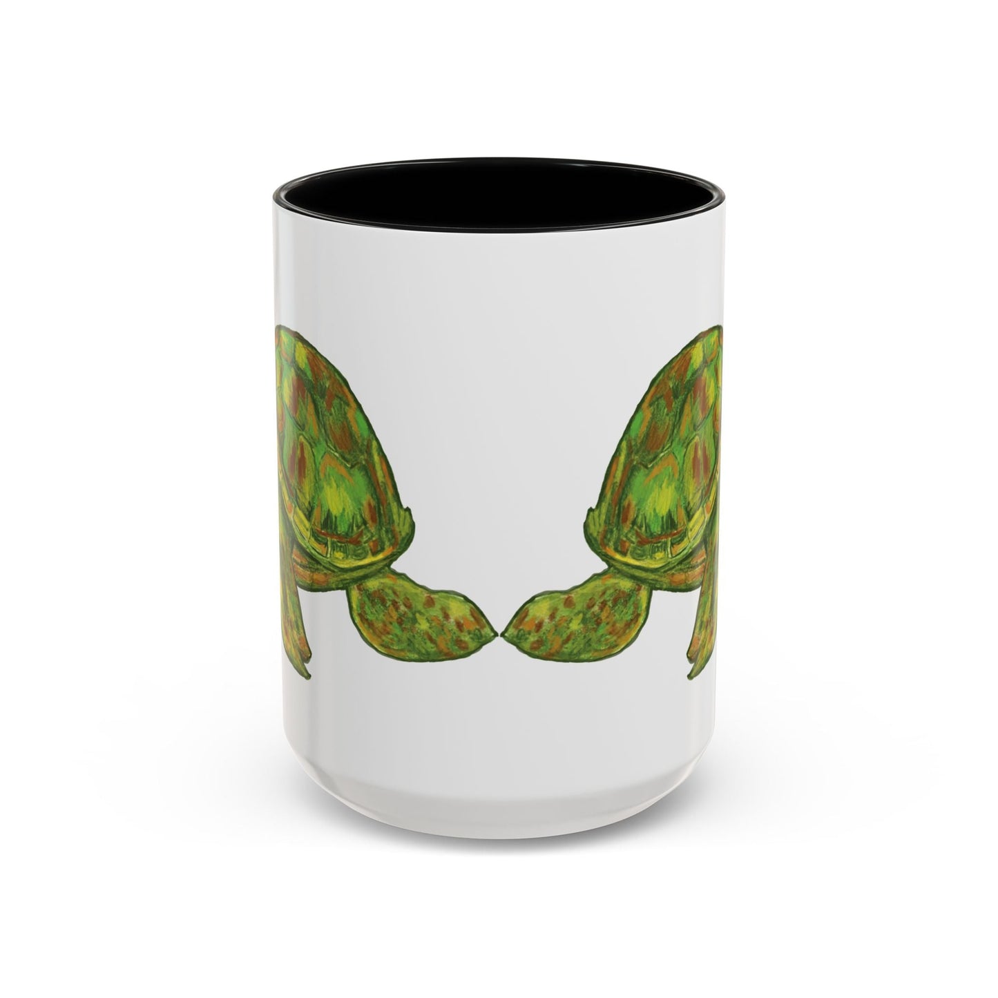 Shelly Sea Turtle Coffee Mug (11oz & 15oz) - Blue Cava