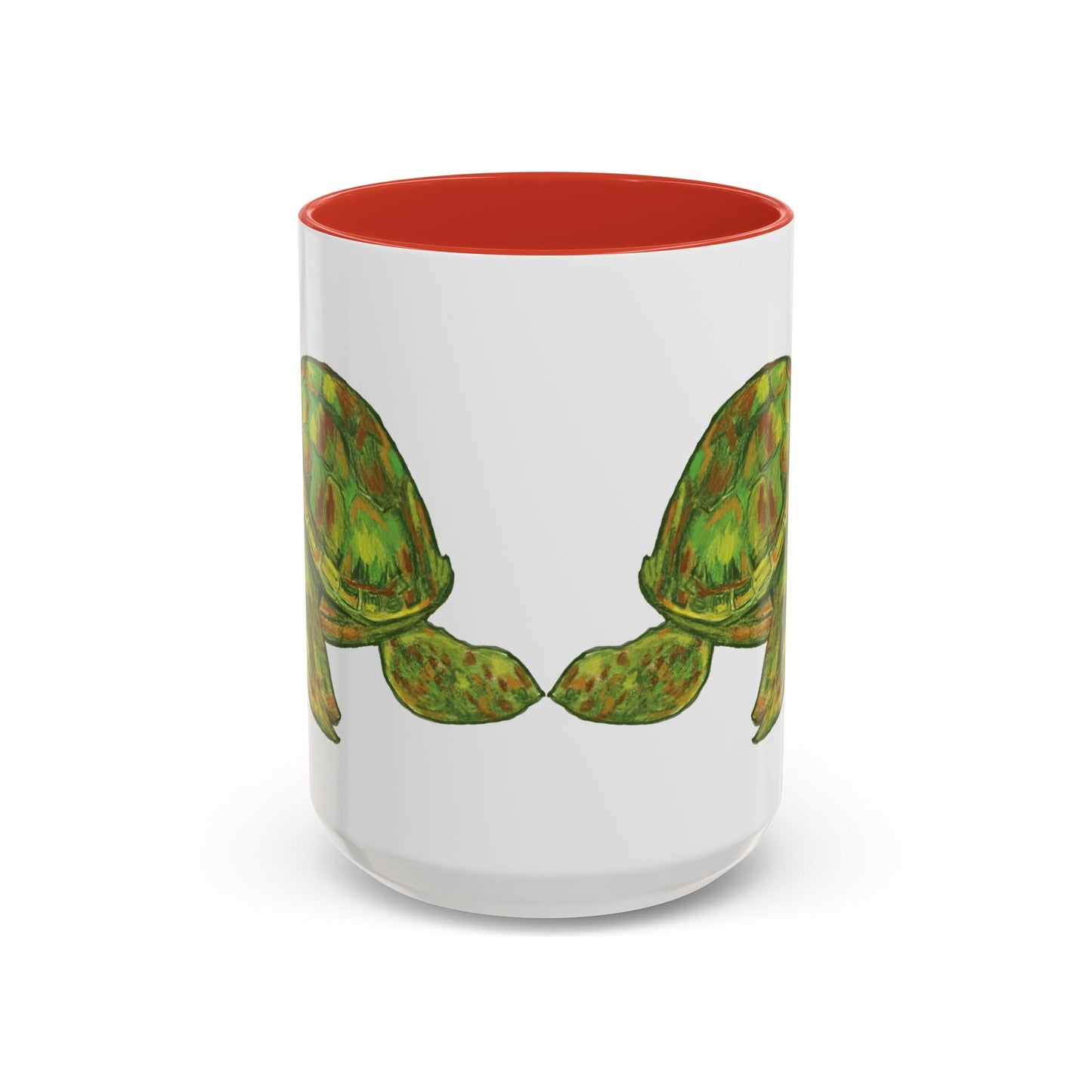 Shelly Sea Turtle Coffee Mug (11oz & 15oz) - Blue Cava