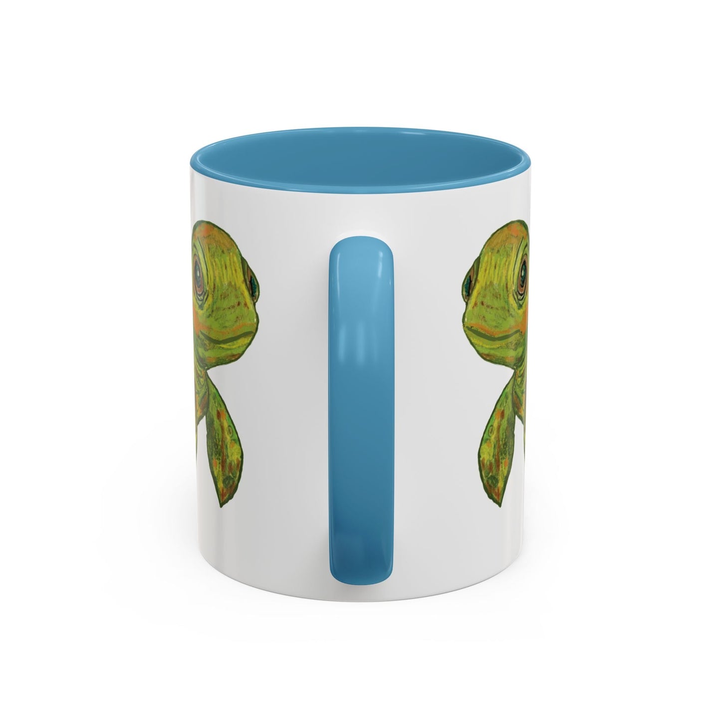 Shelly Sea Turtle Coffee Mug (11oz & 15oz) - Blue Cava