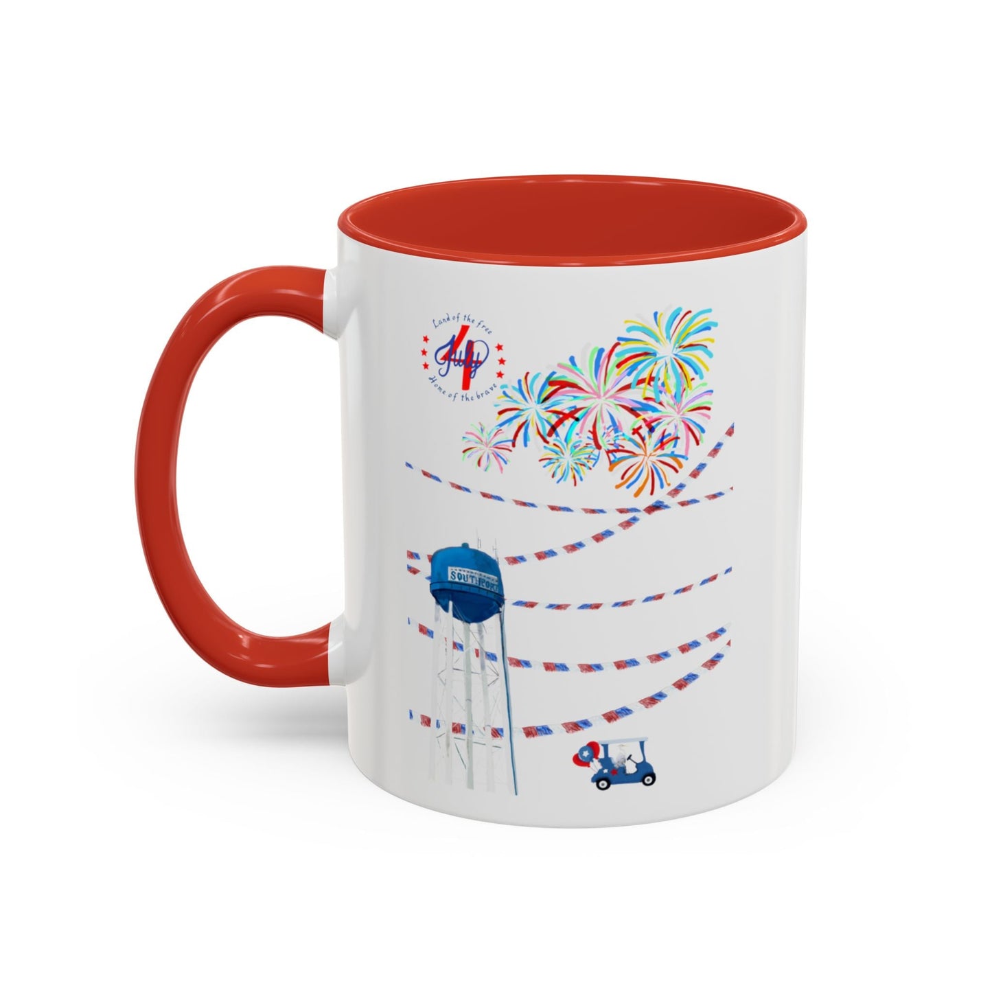Southport July fourth Coffee Mug (11oz & 15oz) - Blue Cava