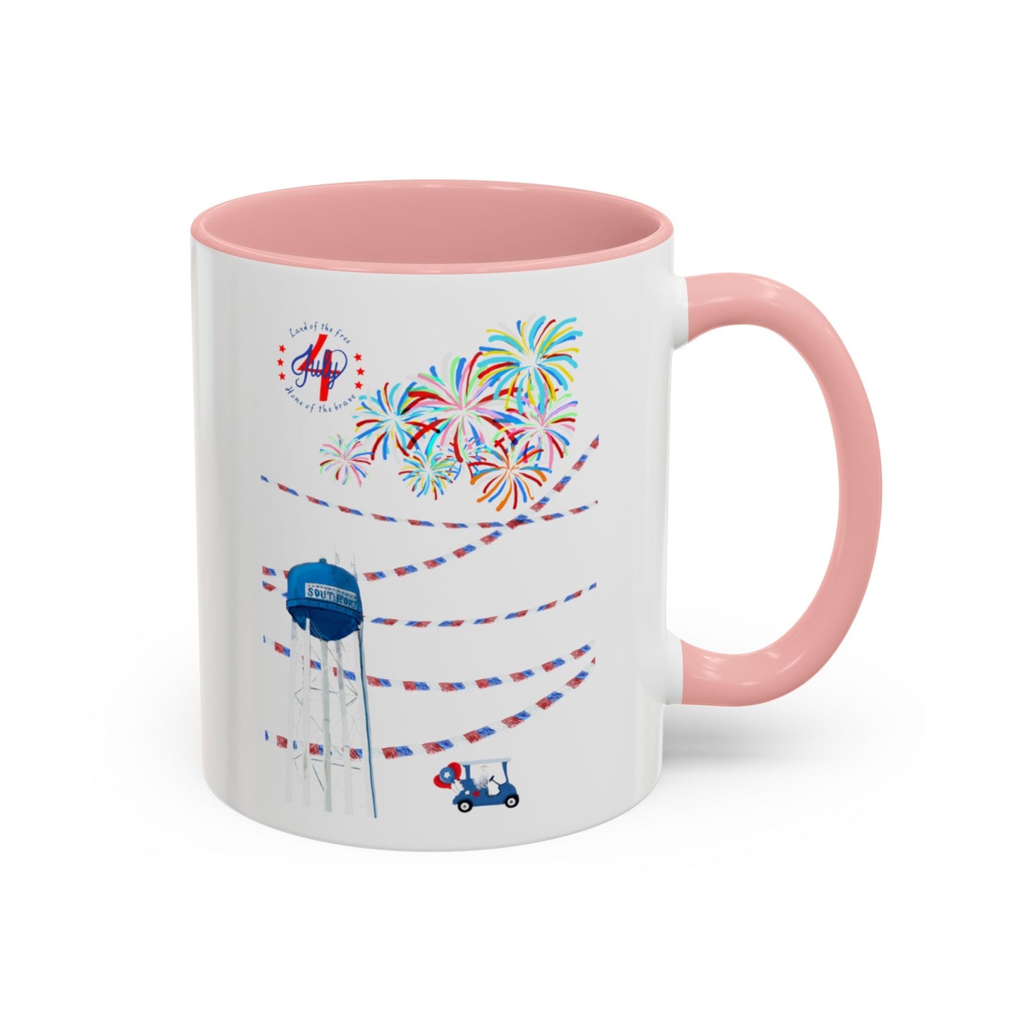Southport July fourth Coffee Mug (11oz & 15oz) - Blue Cava