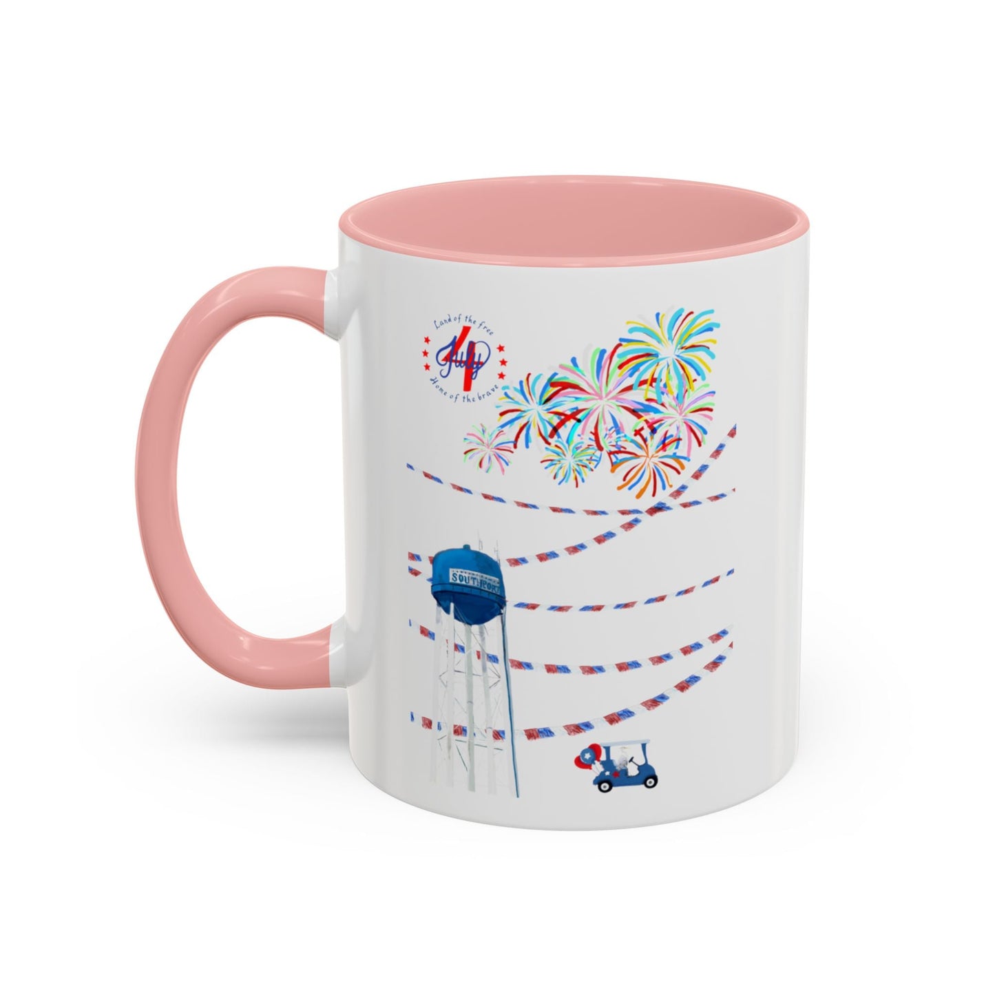Southport July fourth Coffee Mug (11oz & 15oz) - Blue Cava