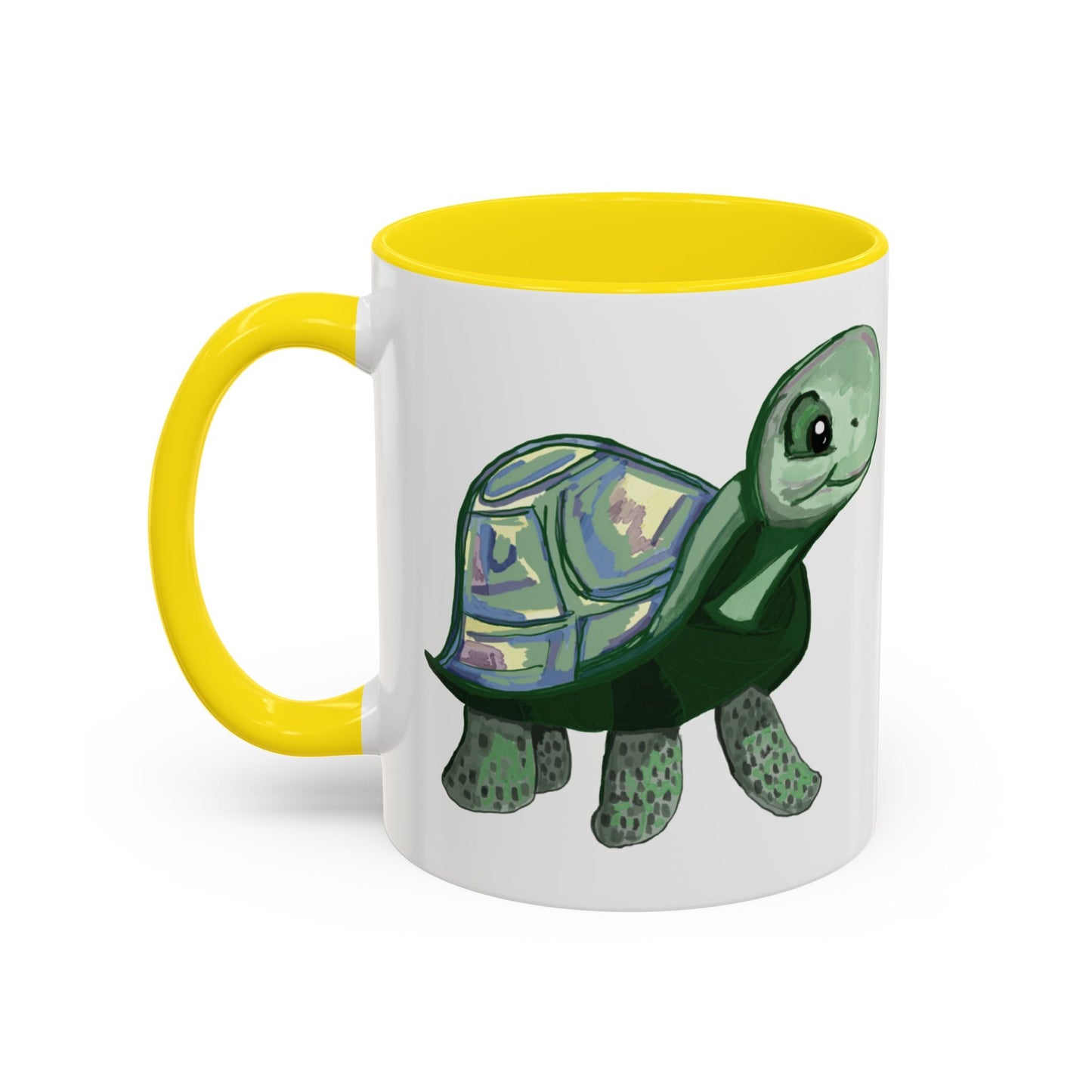Stewie Sea Turtle Two Tone Ceramic Mug - 11oz & 15oz - Blue Cava