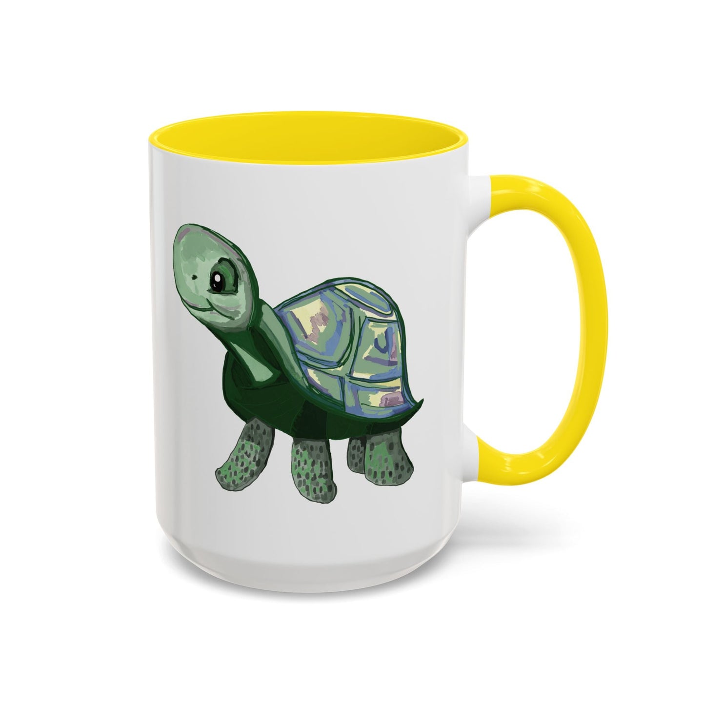Stewie Sea Turtle Two Tone Ceramic Mug - 11oz & 15oz - Blue Cava