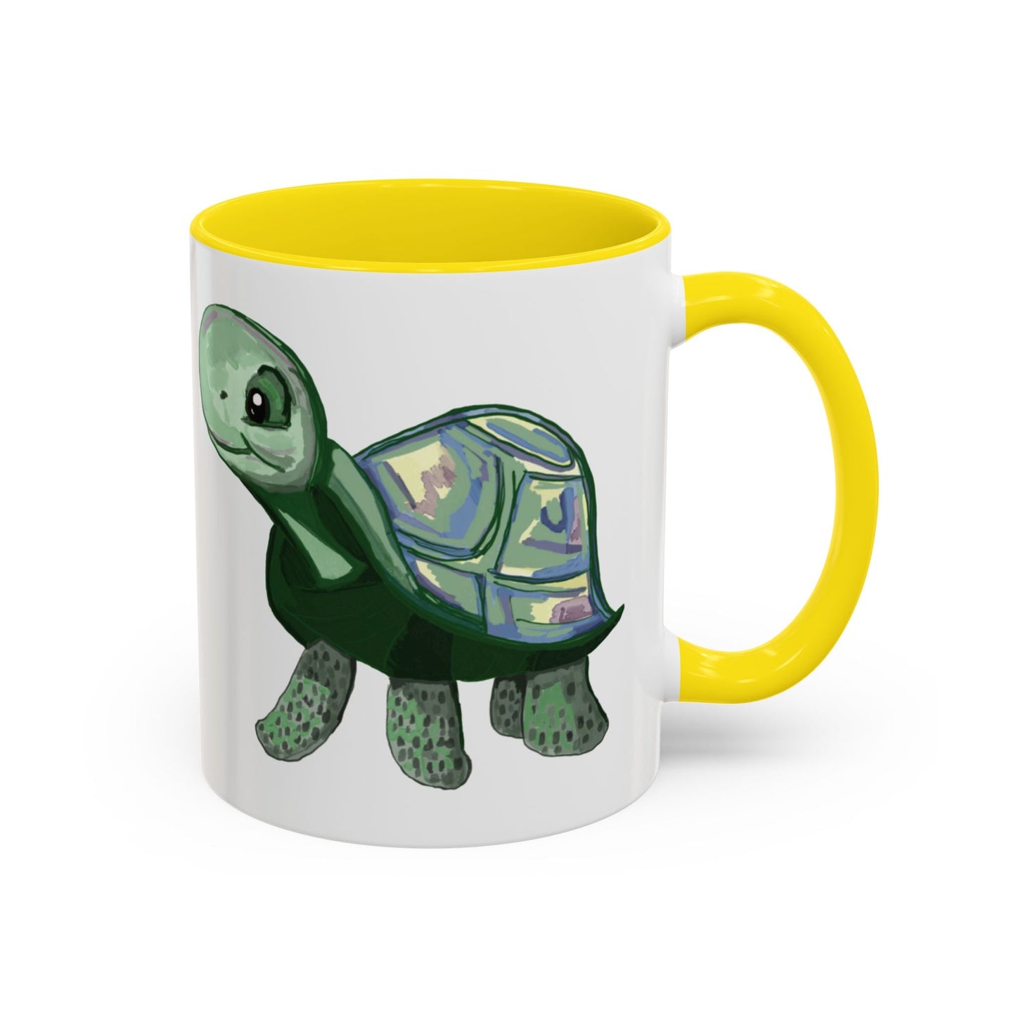 Stewie Sea Turtle Two Tone Ceramic Mug - 11oz & 15oz - Blue Cava