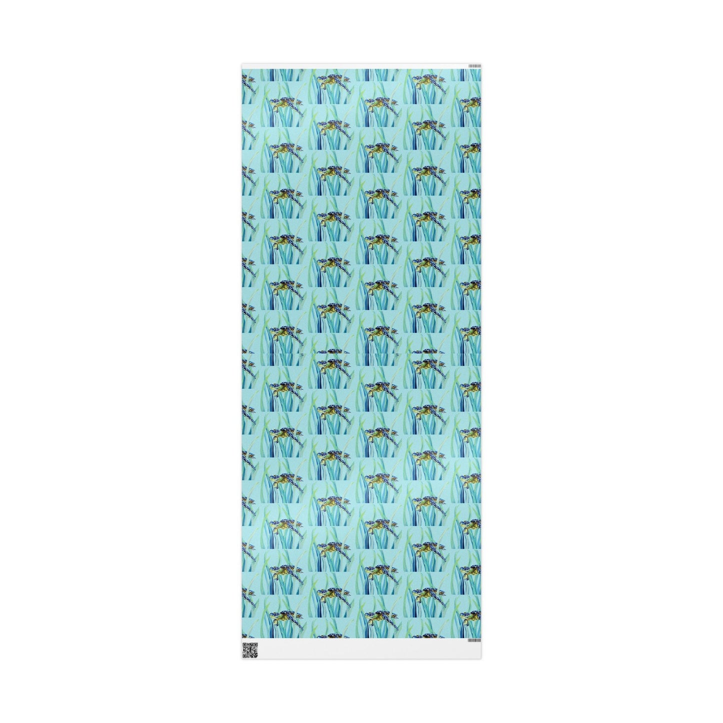 Swimming Sea Turtle Wrapping Paper - Blue Cava