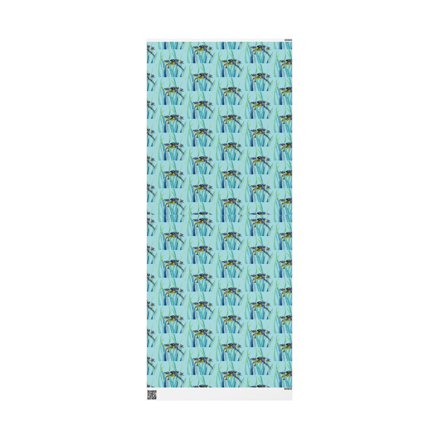 Swimming Sea Turtle Wrapping Paper - Blue Cava