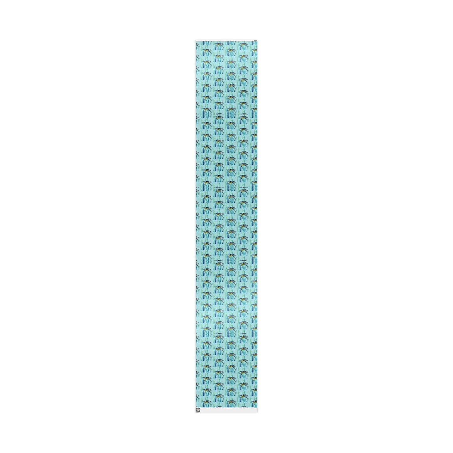 Swimming Sea Turtle Wrapping Paper - Blue Cava
