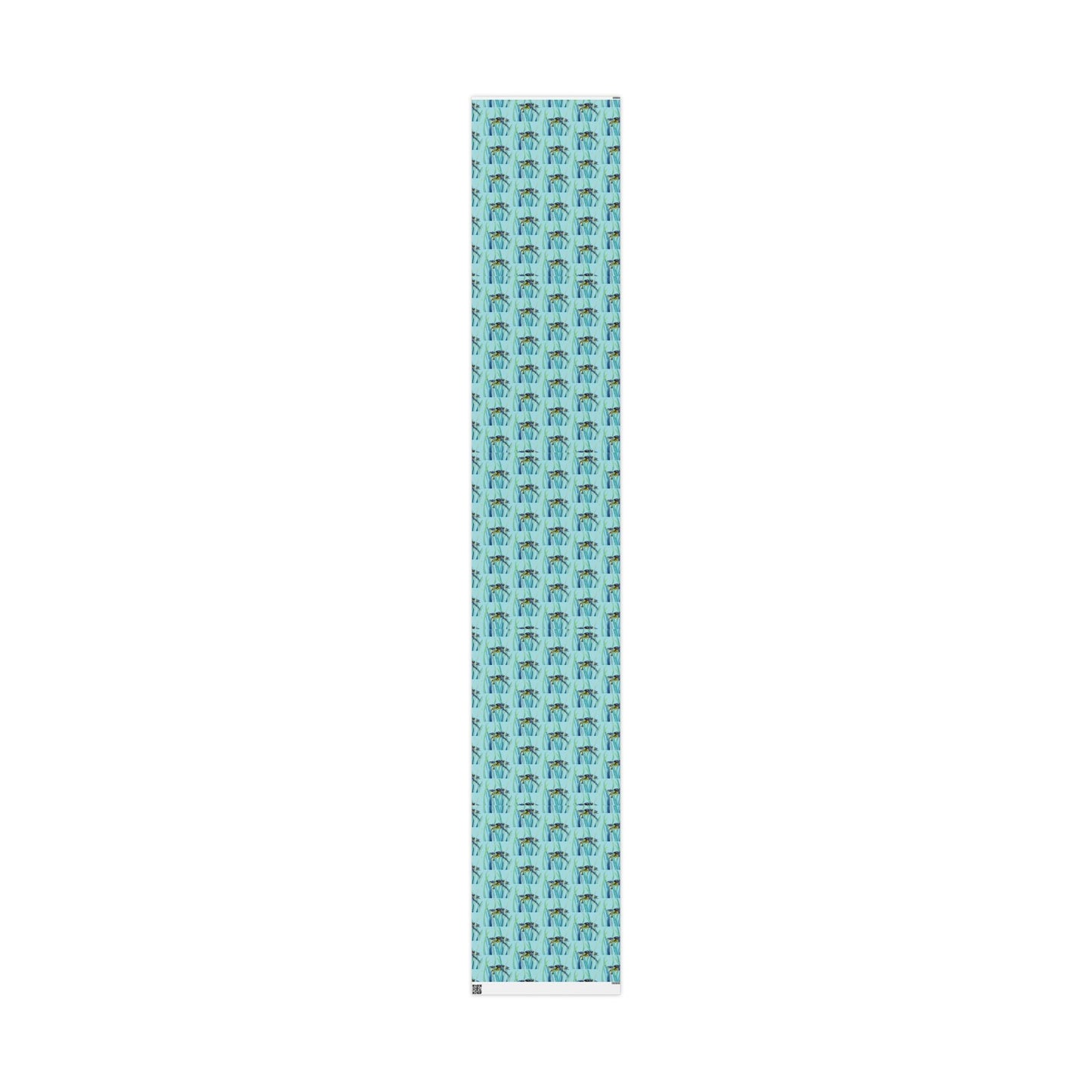 Swimming Sea Turtle Wrapping Paper - Blue Cava