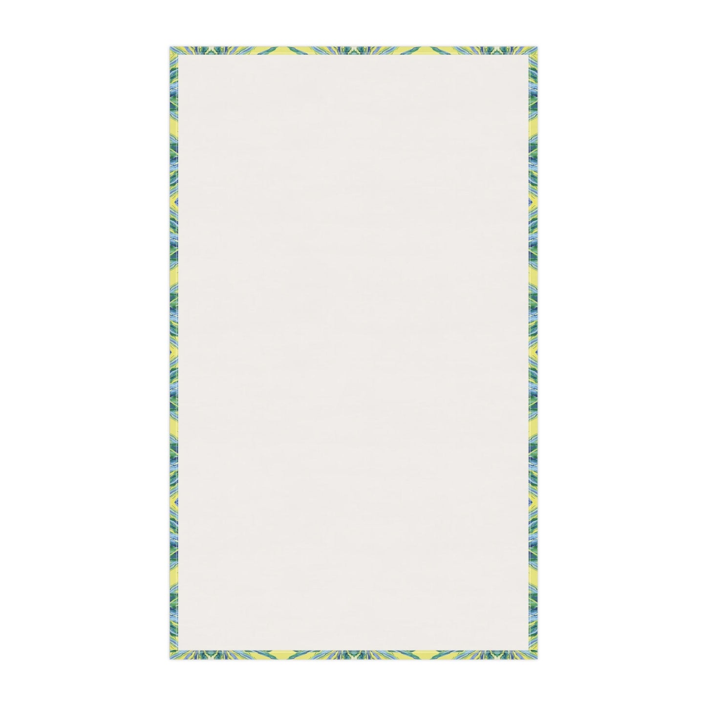 Vibrant Floral Kitchen Tea Towels - Eco - Friendly - Blue Cava
