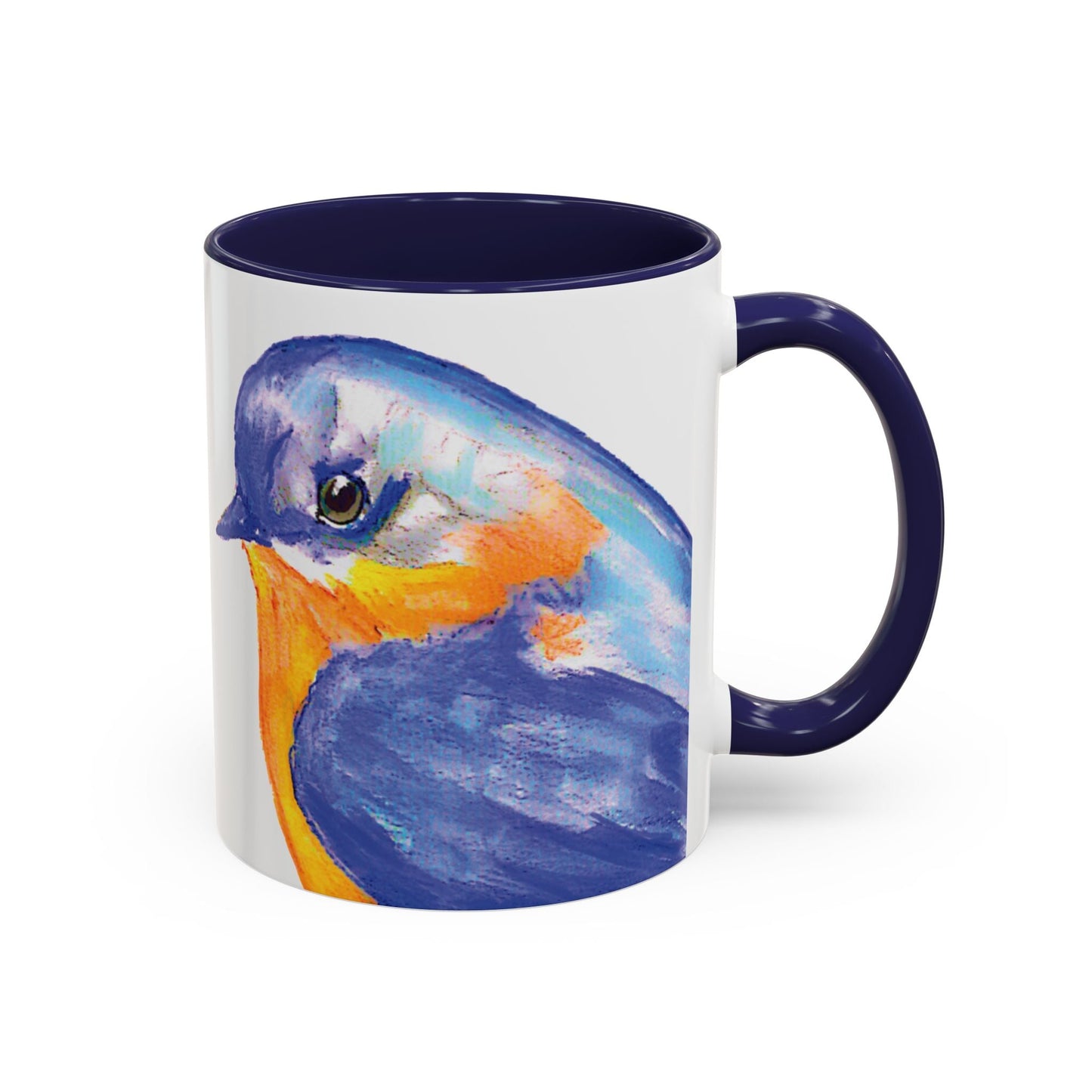 Watercolor Blue Jay Coffee Mug (11oz & 15oz) - Blue Cava