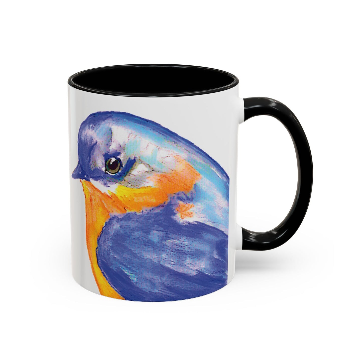 Watercolor Blue Jay Coffee Mug (11oz & 15oz) - Blue Cava