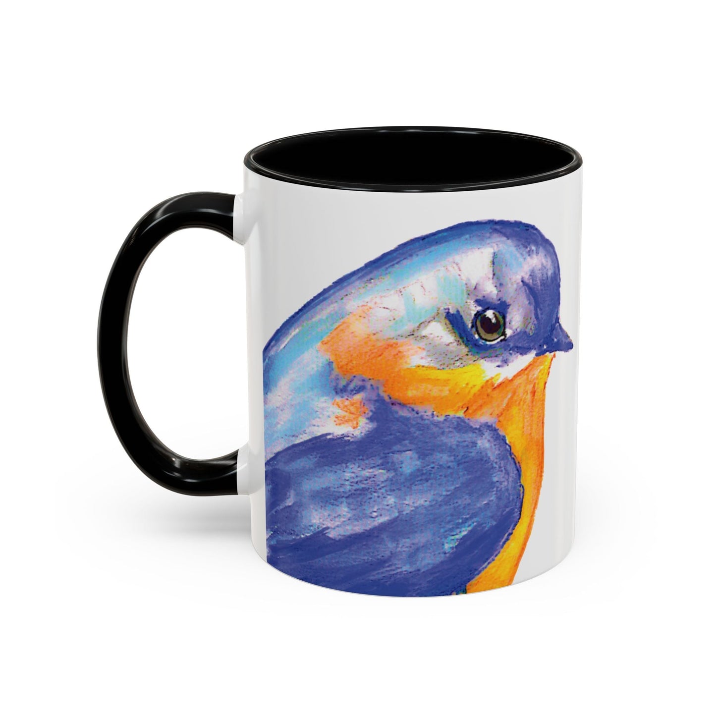 Watercolor Blue Jay Coffee Mug (11oz & 15oz) - Blue Cava