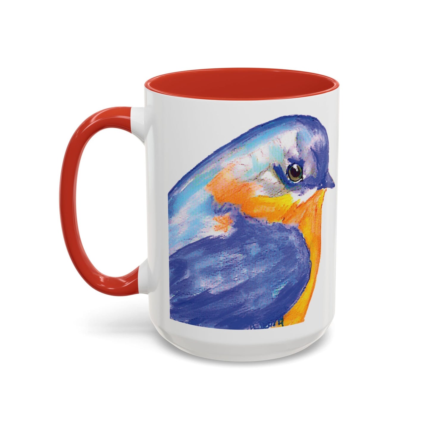 Watercolor Blue Jay Coffee Mug (11oz & 15oz) - Blue Cava
