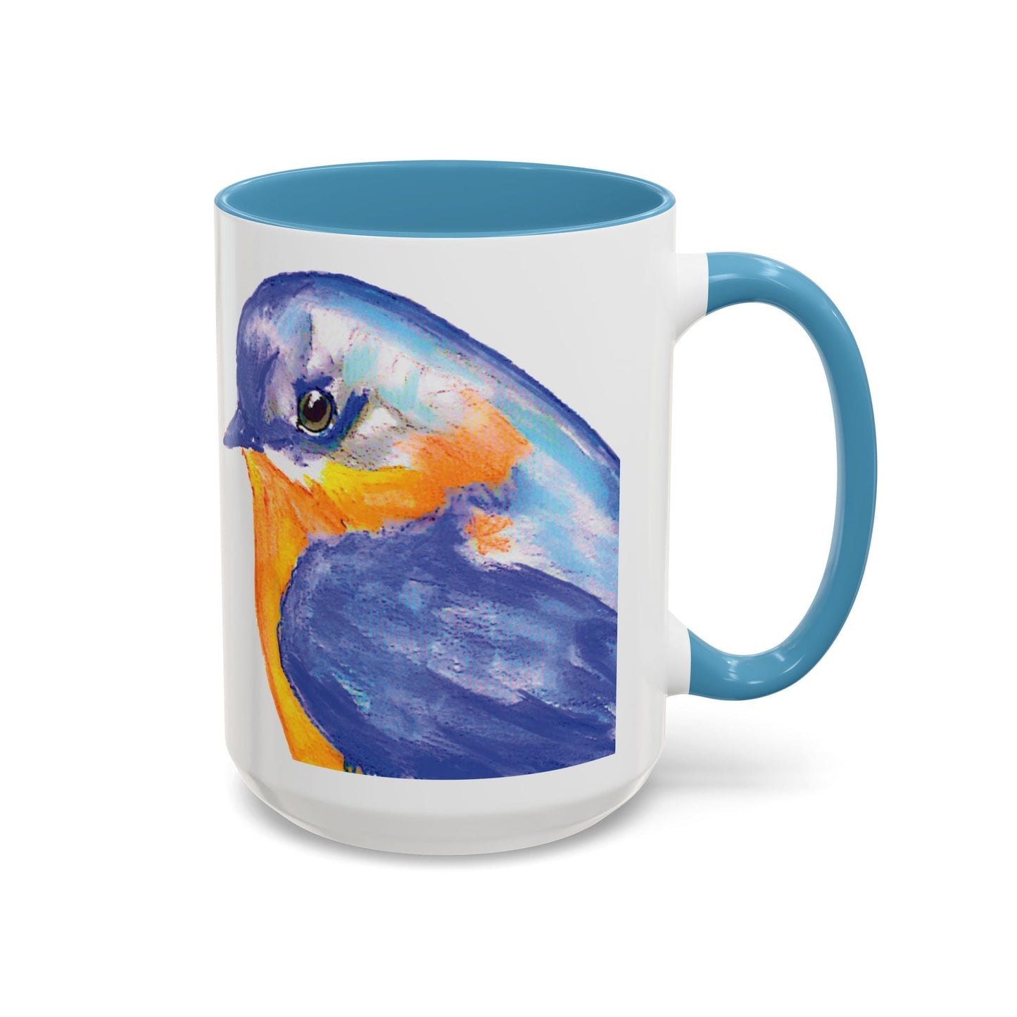 Watercolor Blue Jay Coffee Mug (11oz & 15oz) - Blue Cava