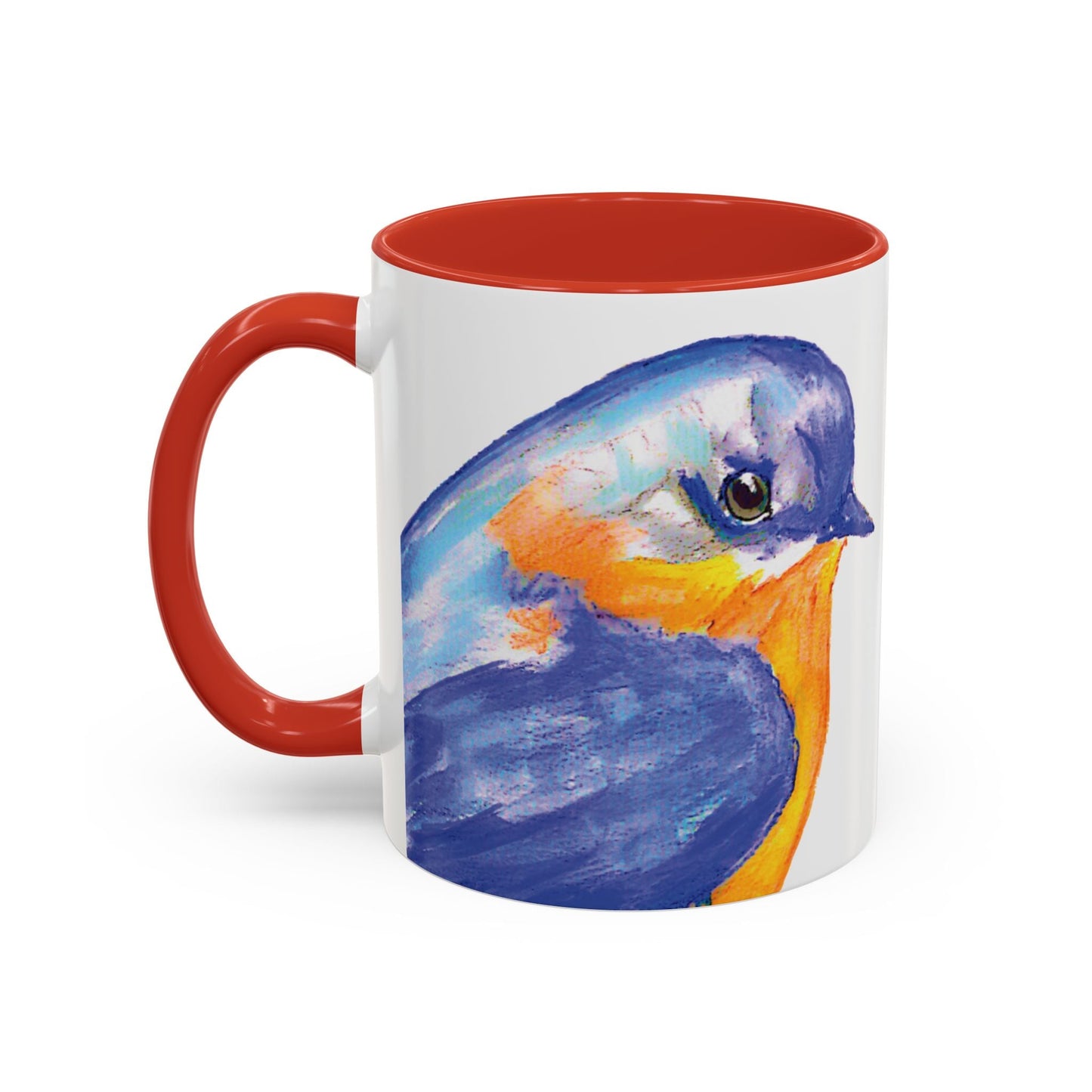 Watercolor Blue Jay Coffee Mug (11oz & 15oz) - Blue Cava