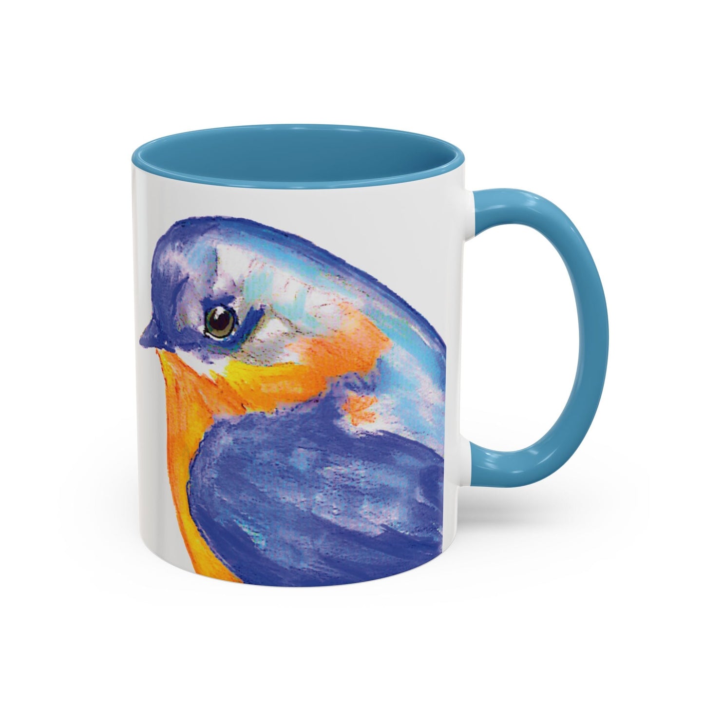 Watercolor Blue Jay Coffee Mug (11oz & 15oz) - Blue Cava