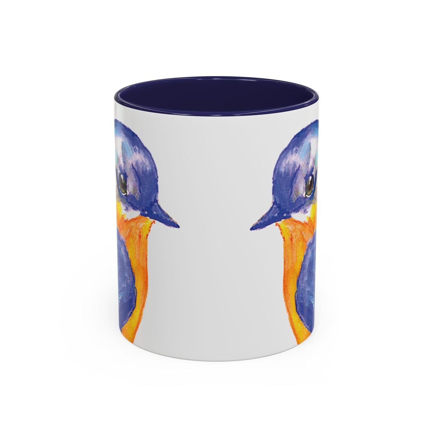 Watercolor Blue Jay Coffee Mug (11oz & 15oz) - Blue Cava