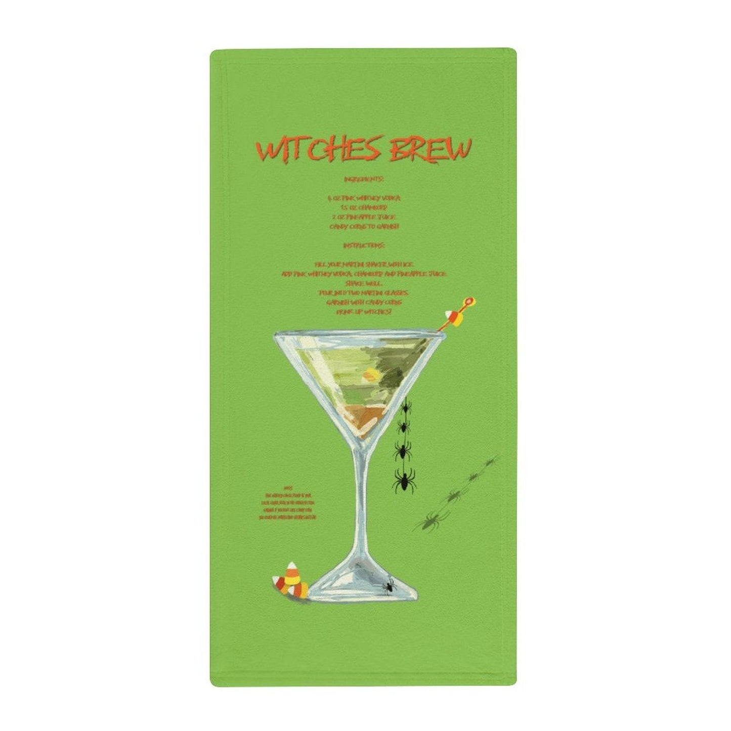 Witches Brew Towel - Blue Cava