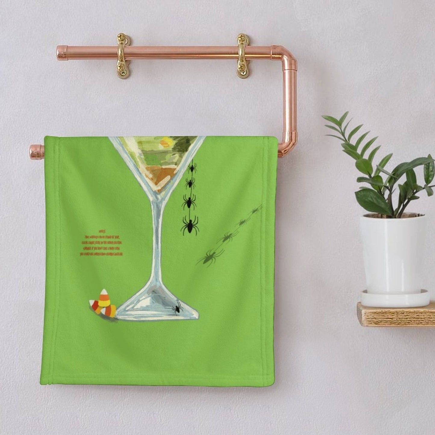 Witches Brew Towel - Blue Cava