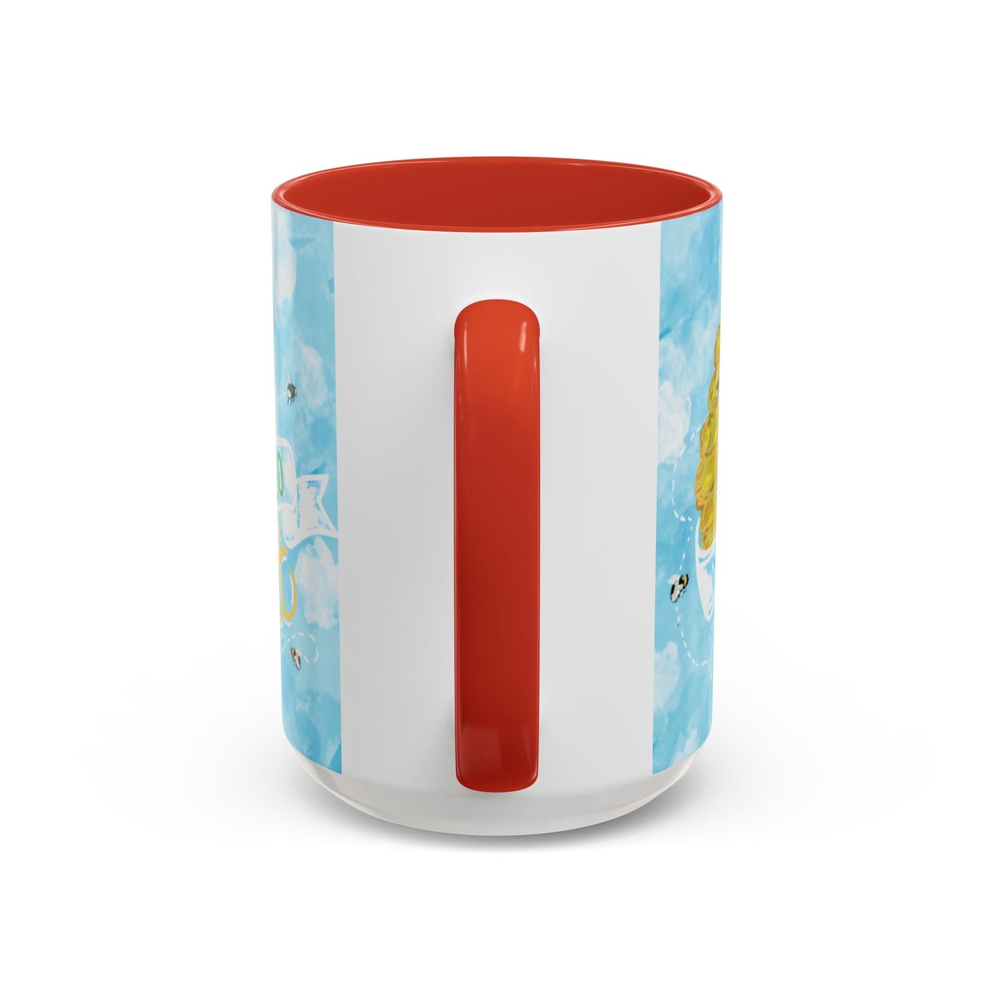 You Are So Sweet Bee Two Tone Ceramic Mug - 11 oz & 15 oz - Blue Cava