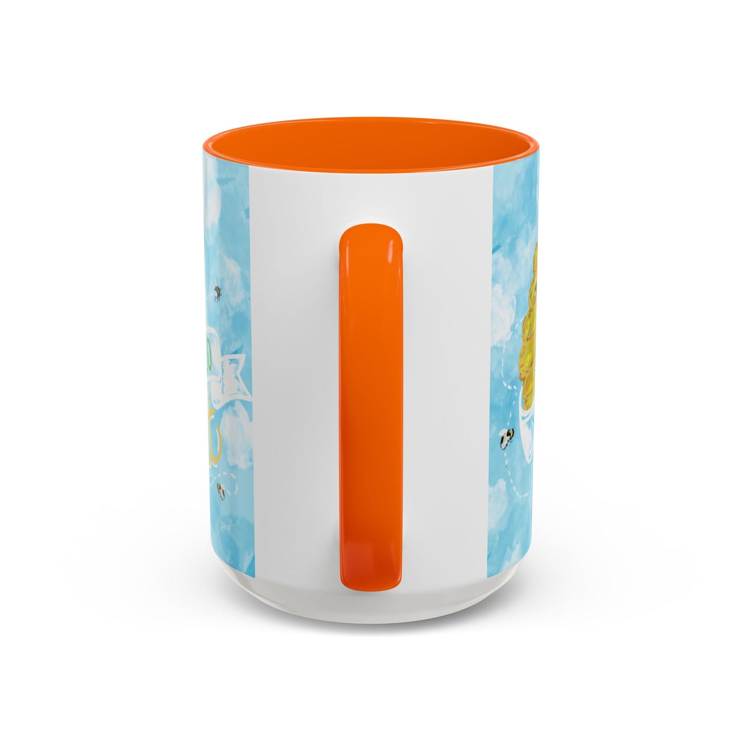 You Are So Sweet Bee Two Tone Ceramic Mug - 11 oz & 15 oz - Blue Cava