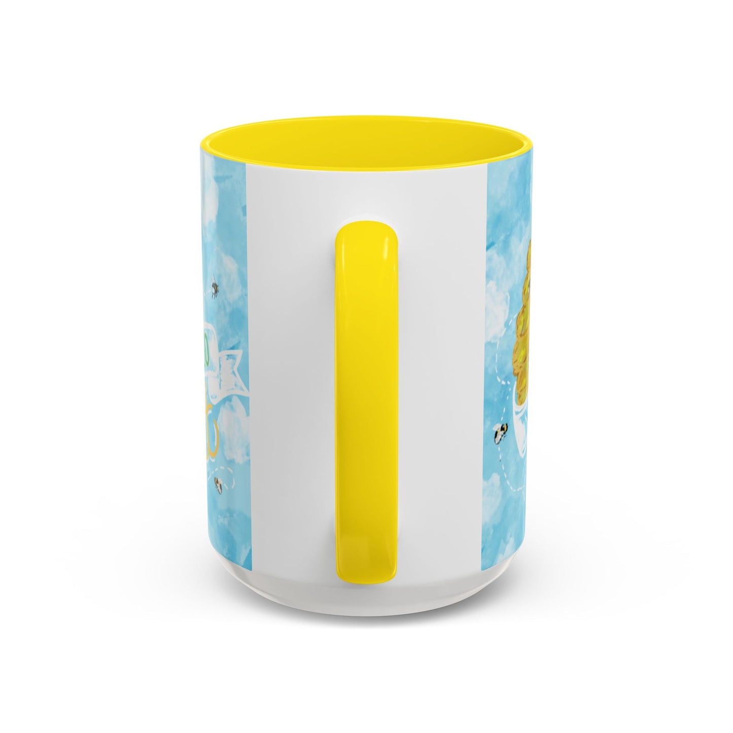 You Are So Sweet Bee Two Tone Ceramic Mug - 11 oz & 15 oz - Blue Cava