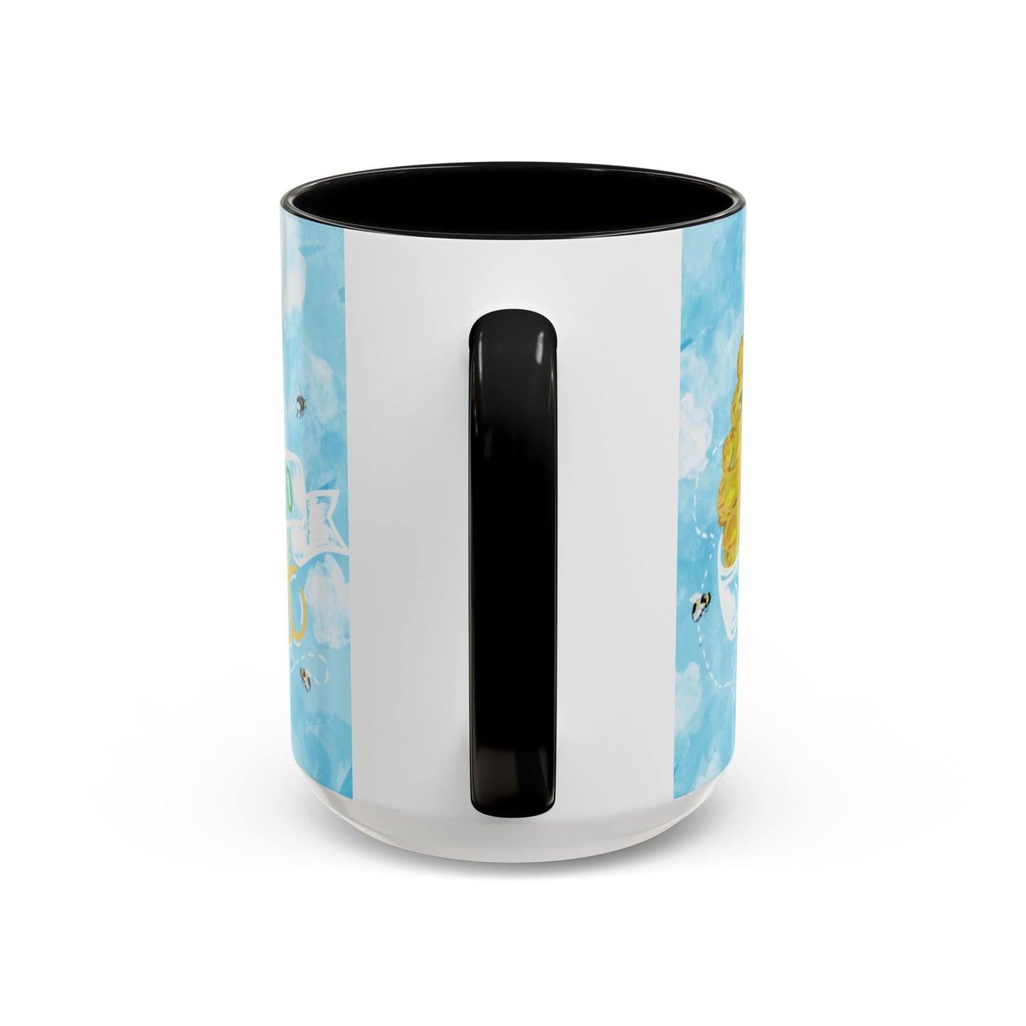 You Are So Sweet Bee Two Tone Ceramic Mug - 11 oz & 15 oz - Blue Cava