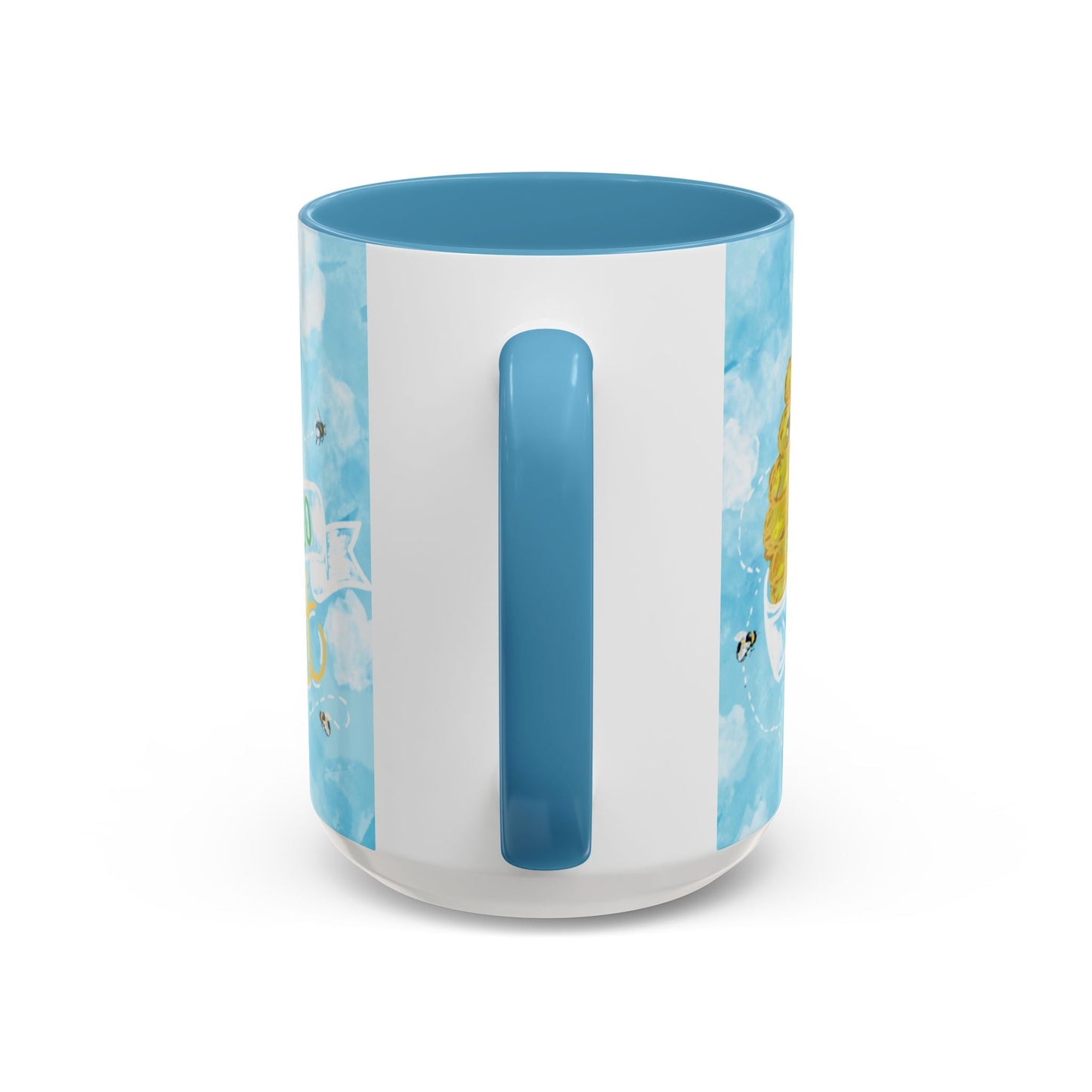 You Are So Sweet Bee Two Tone Ceramic Mug - 11 oz & 15 oz - Blue Cava