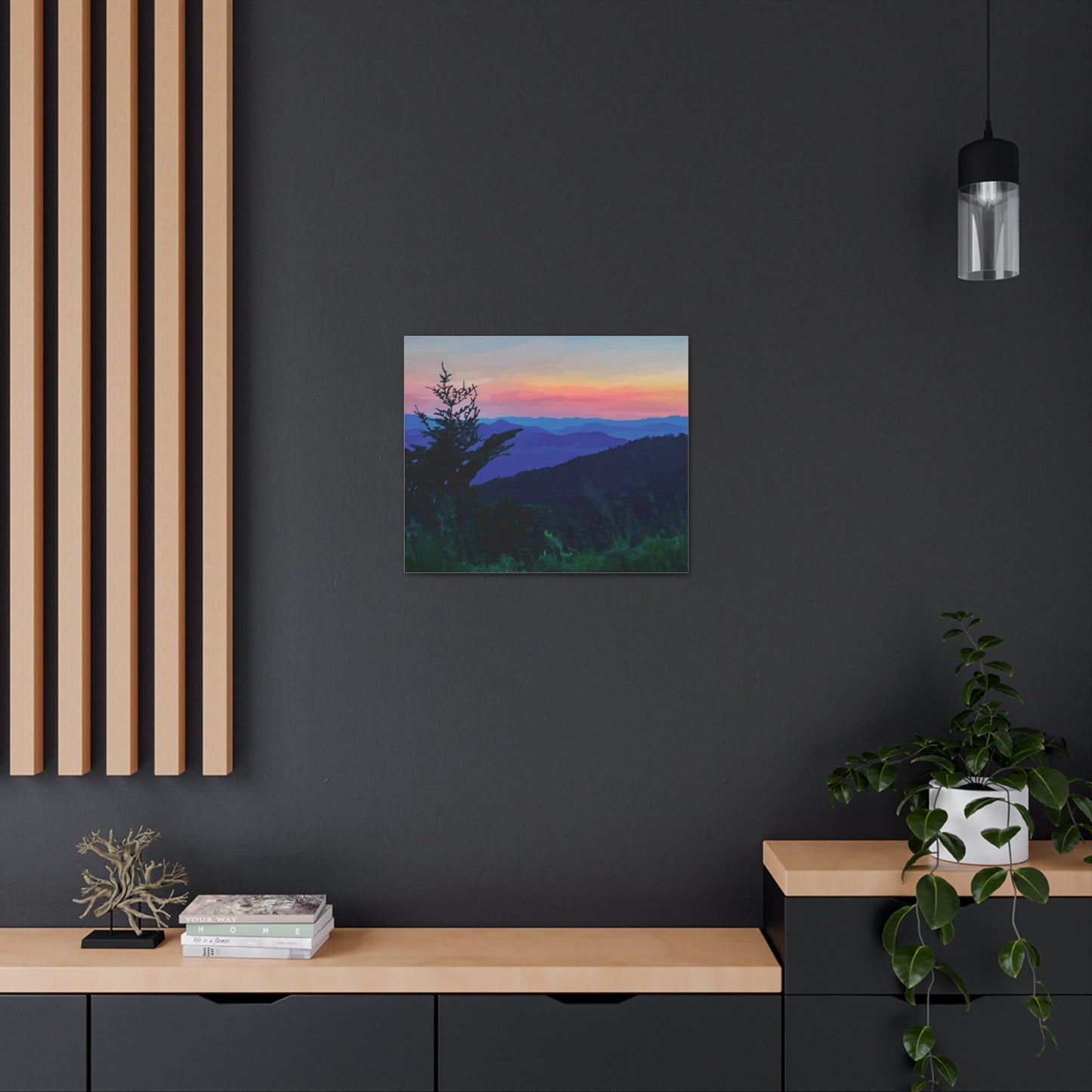 Asheville NC Canvas Gallery Wraps - Blue Cava