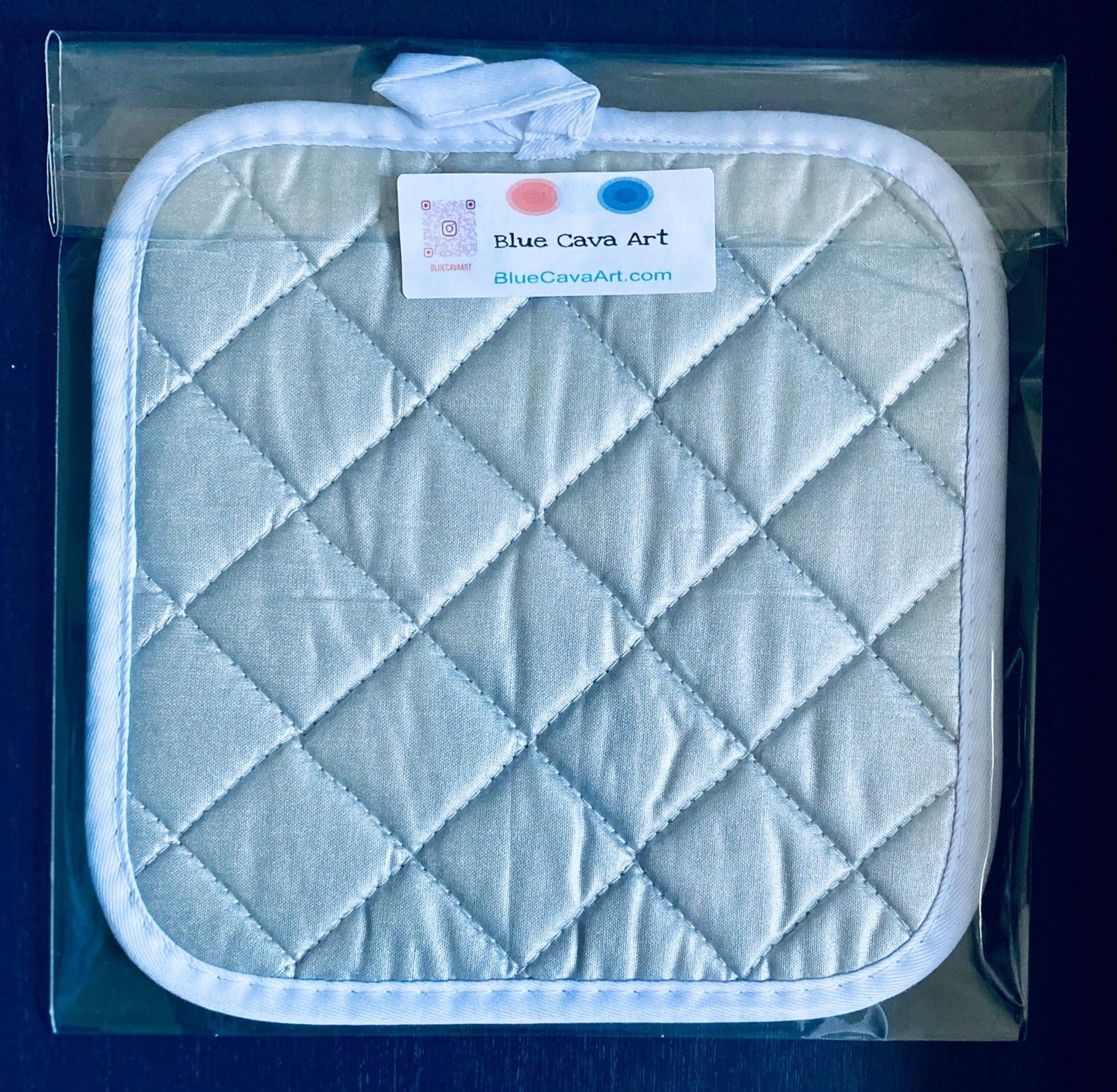 Blue Crab Pot Holder - Blue Cava
