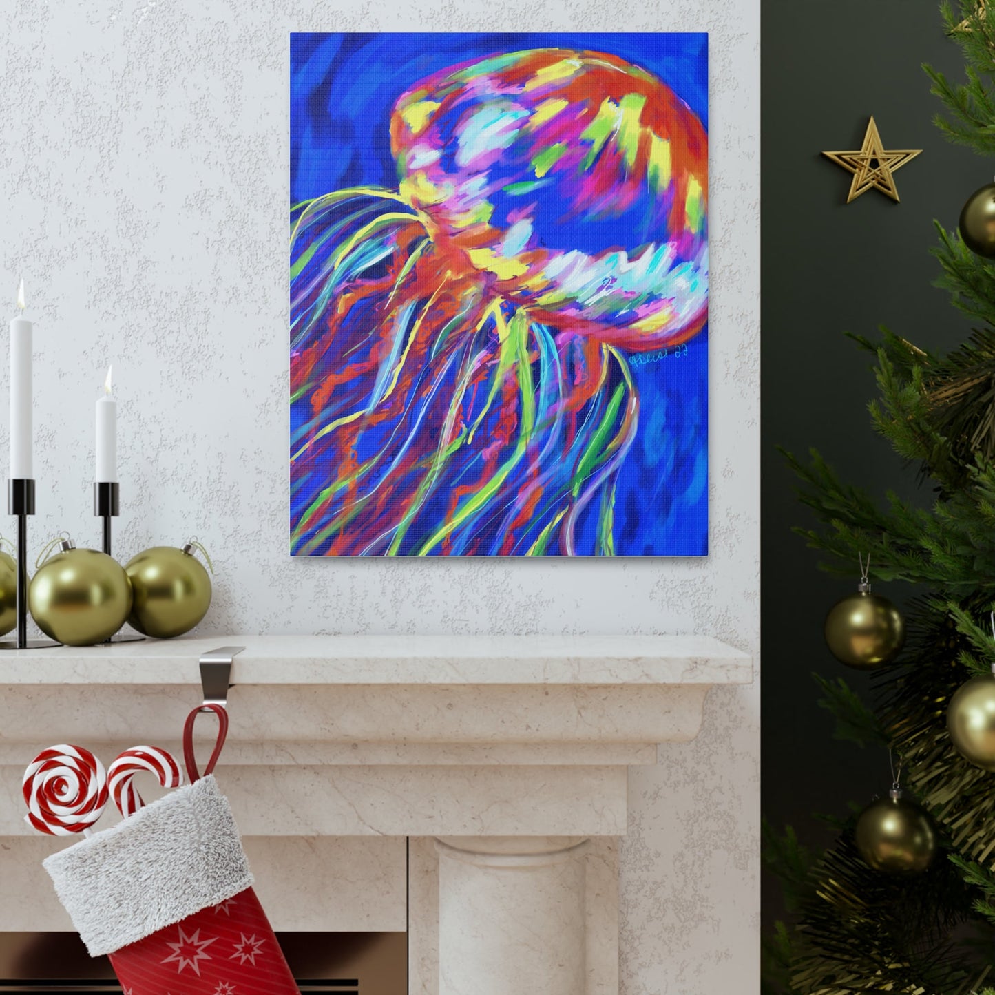 Canvas Gallery Wraps - Blue Cava