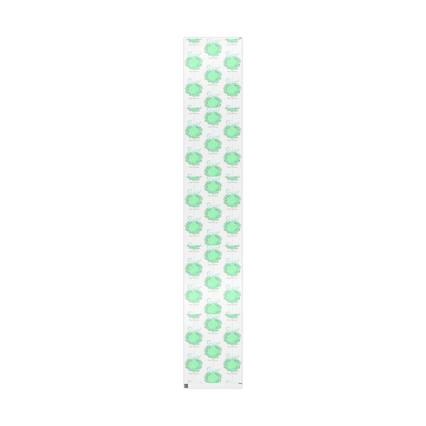 Christmas ball Wrapping Papers - Blue Cava