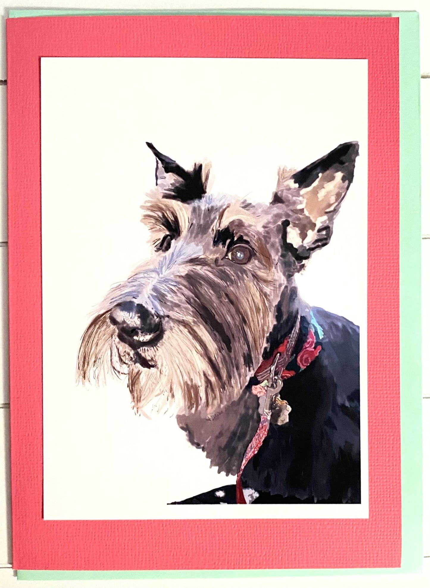 “Fala” Greeting Card - Blue Cava