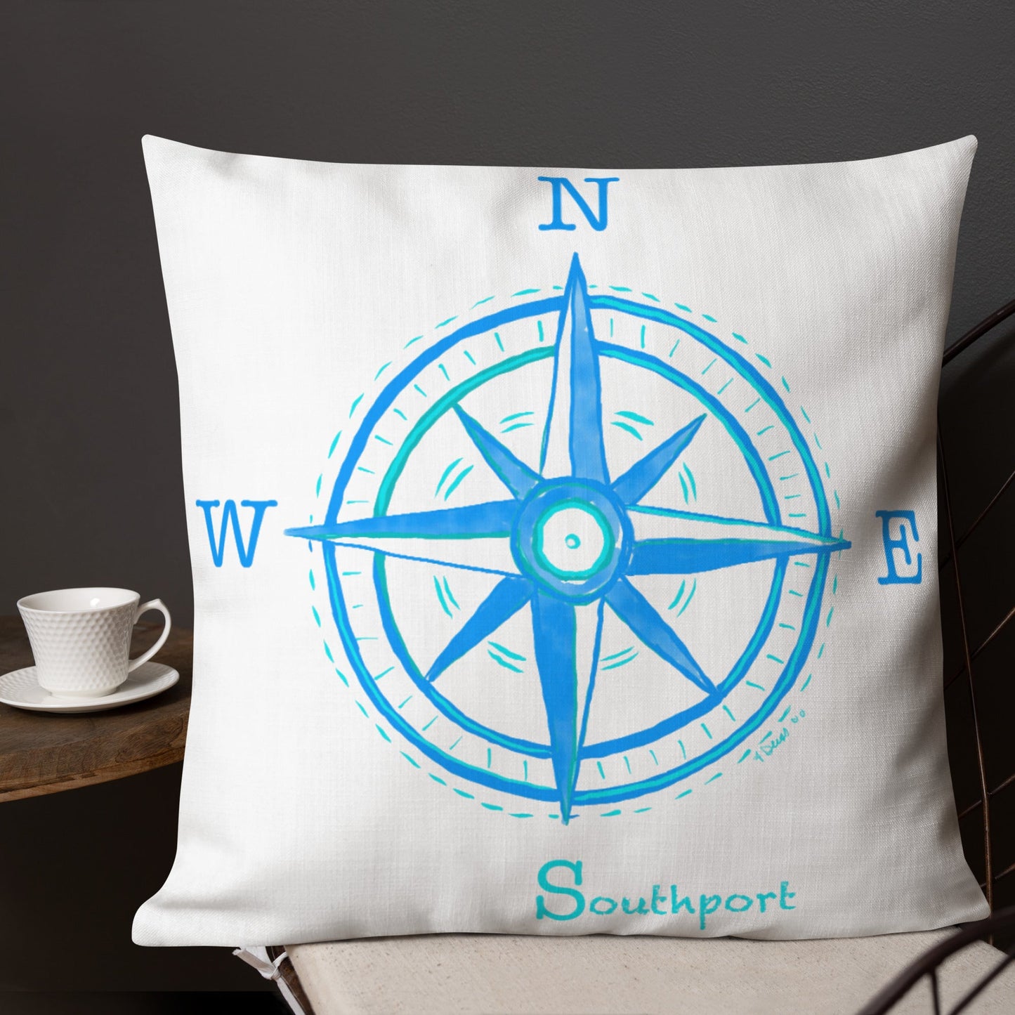 Premium Pillow - Blue Cava