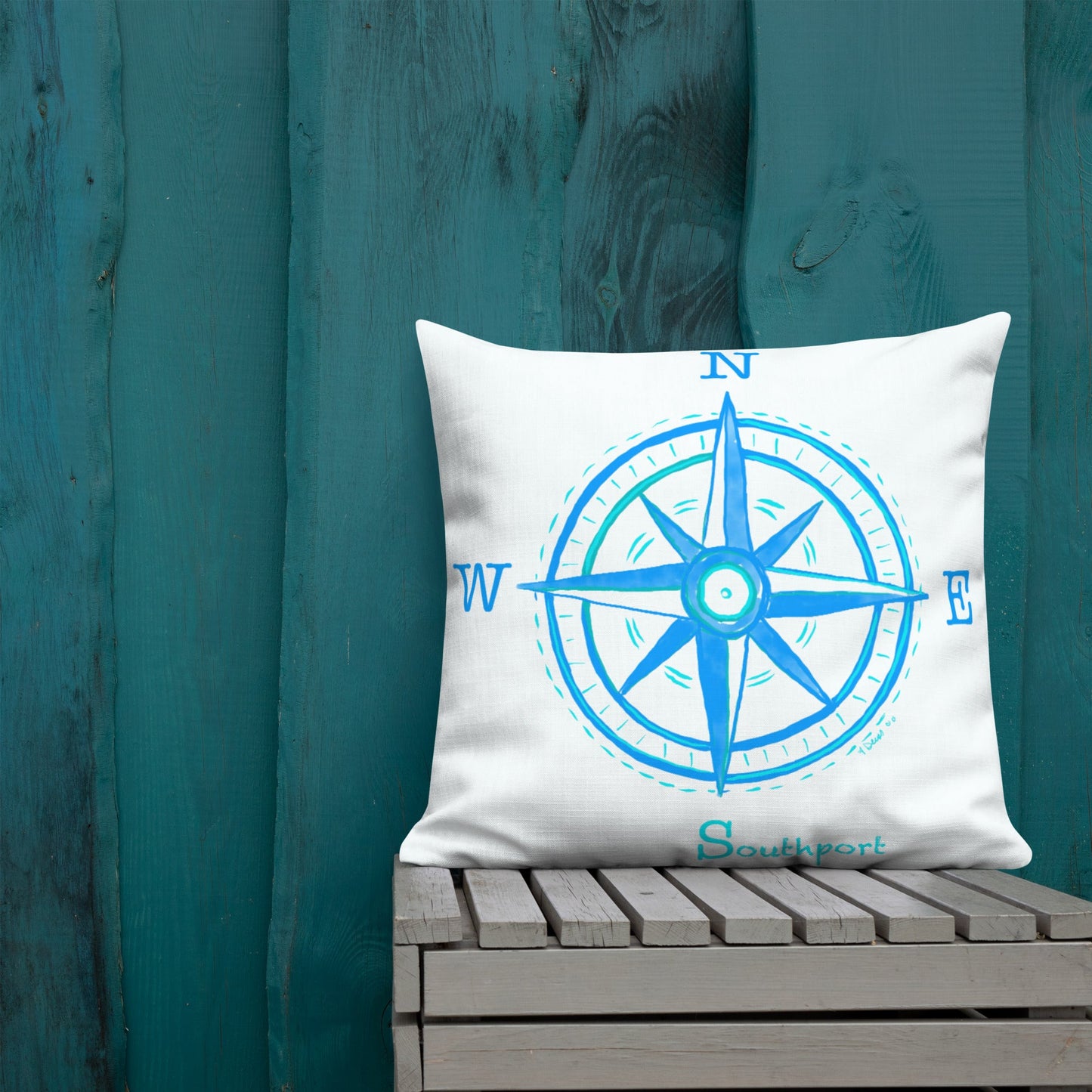 Premium Pillow - Blue Cava