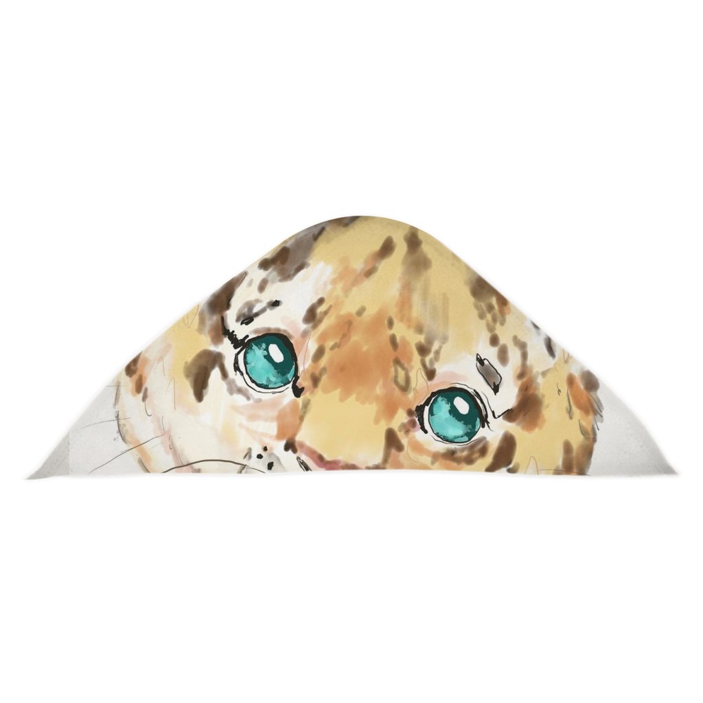 “Tigger the Tiger” Hooded Baby Towels - Blue Cava
