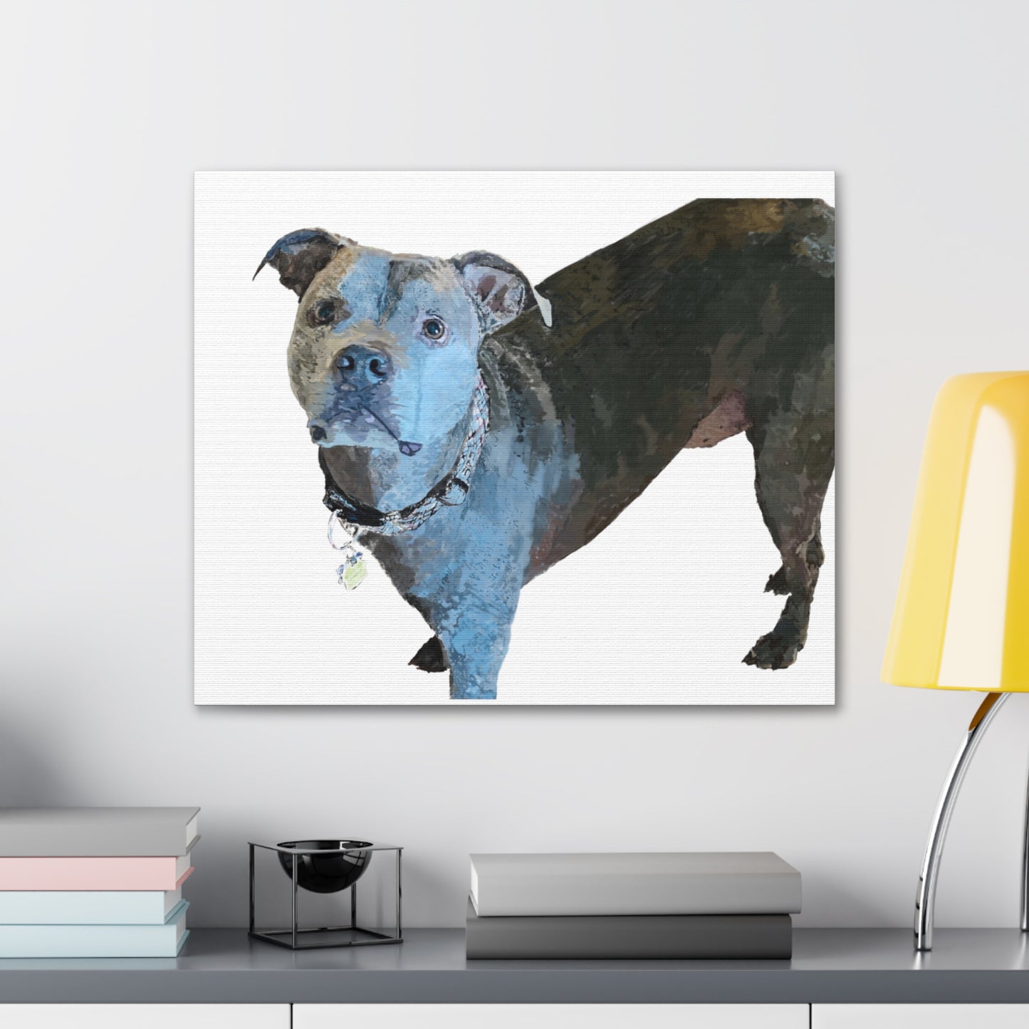 Envolturas de galería de lienzos de Pitbull “Diesel”