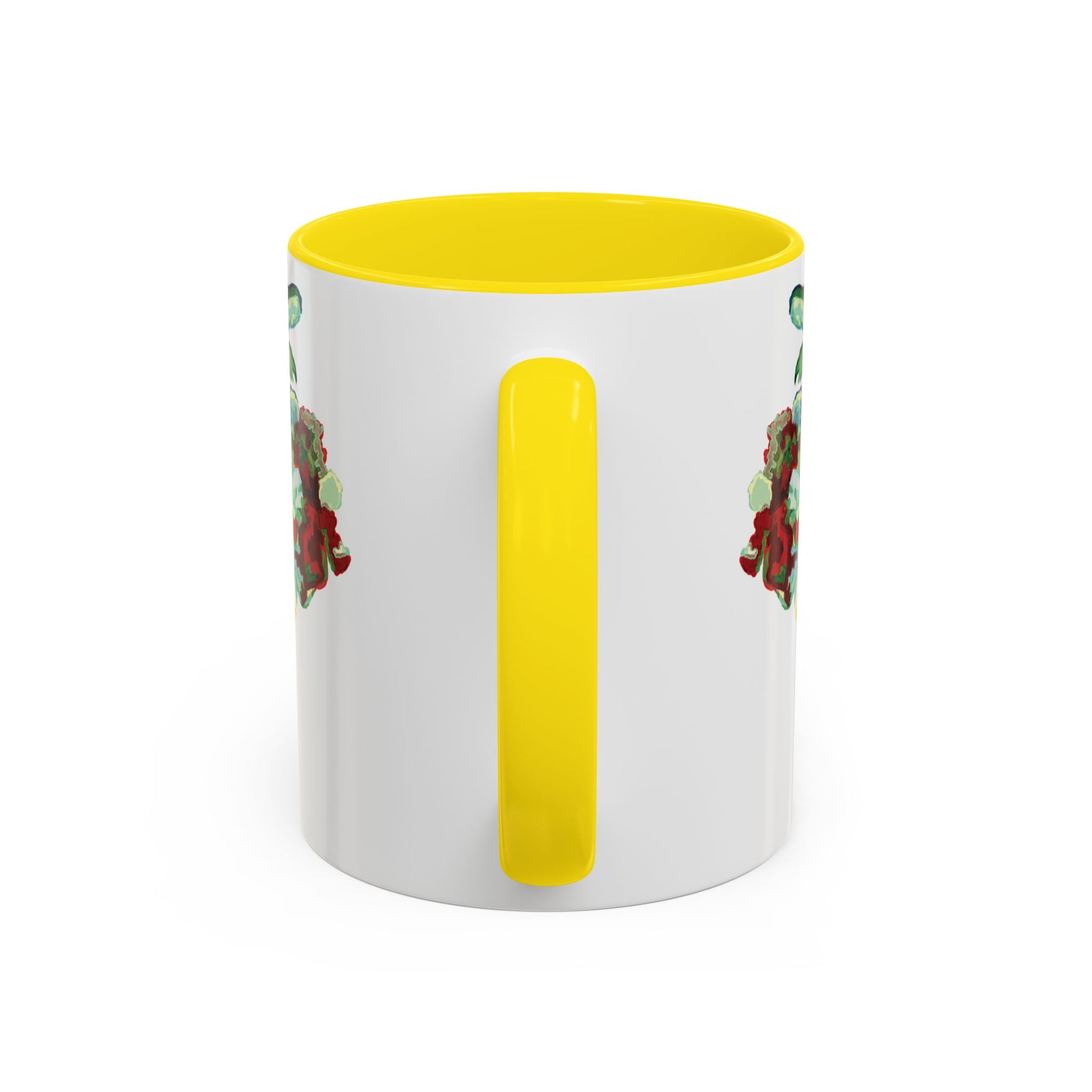 Rooster Two Tone Ceramic Coffee Mug (11oz & 15oz) - Blue Cava