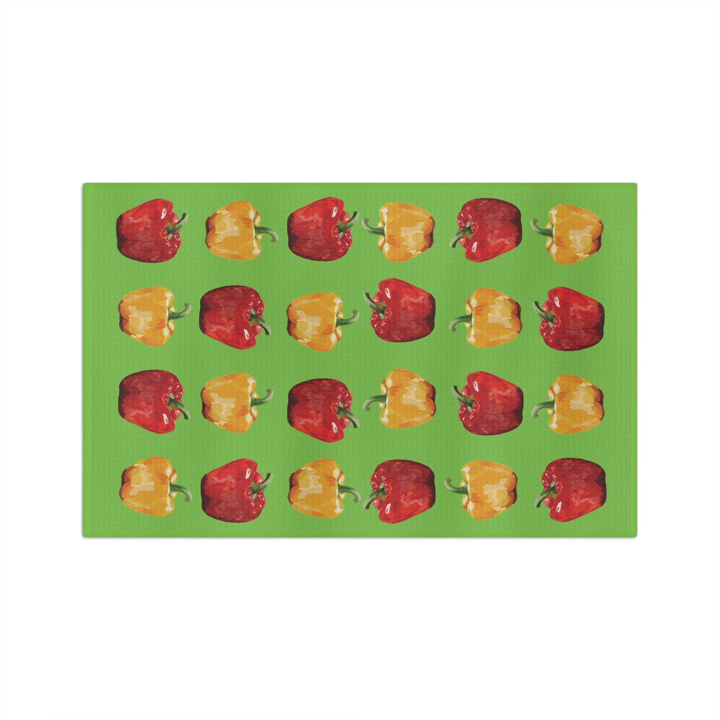 Bell Pepper Microfiber Waffle Towel