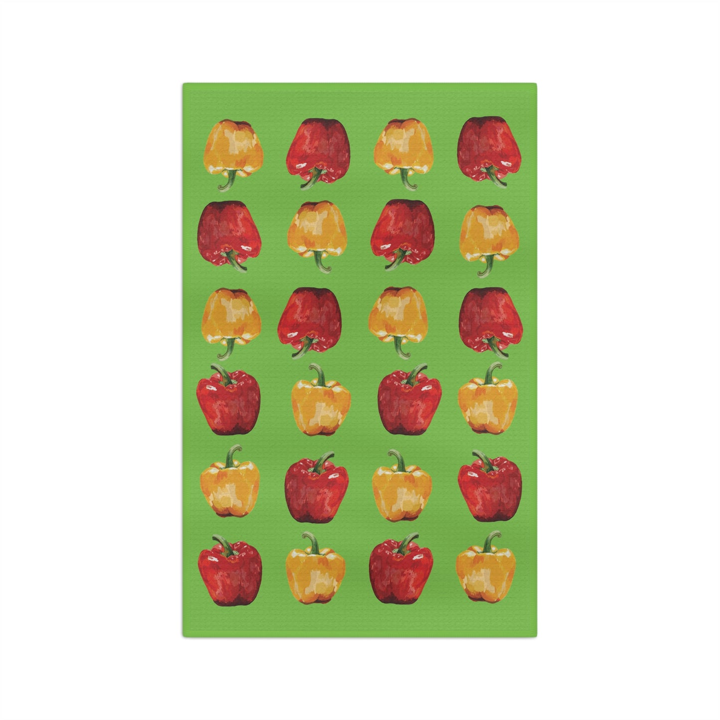 Bell Pepper Microfiber Waffle Towel