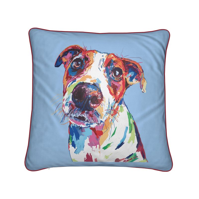 Colorful Dog Premium Pillow