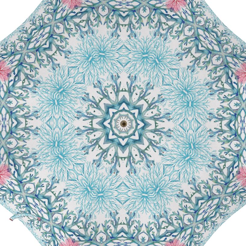 Coral Poly Fabric Umbrella -  40” Poly Fabric