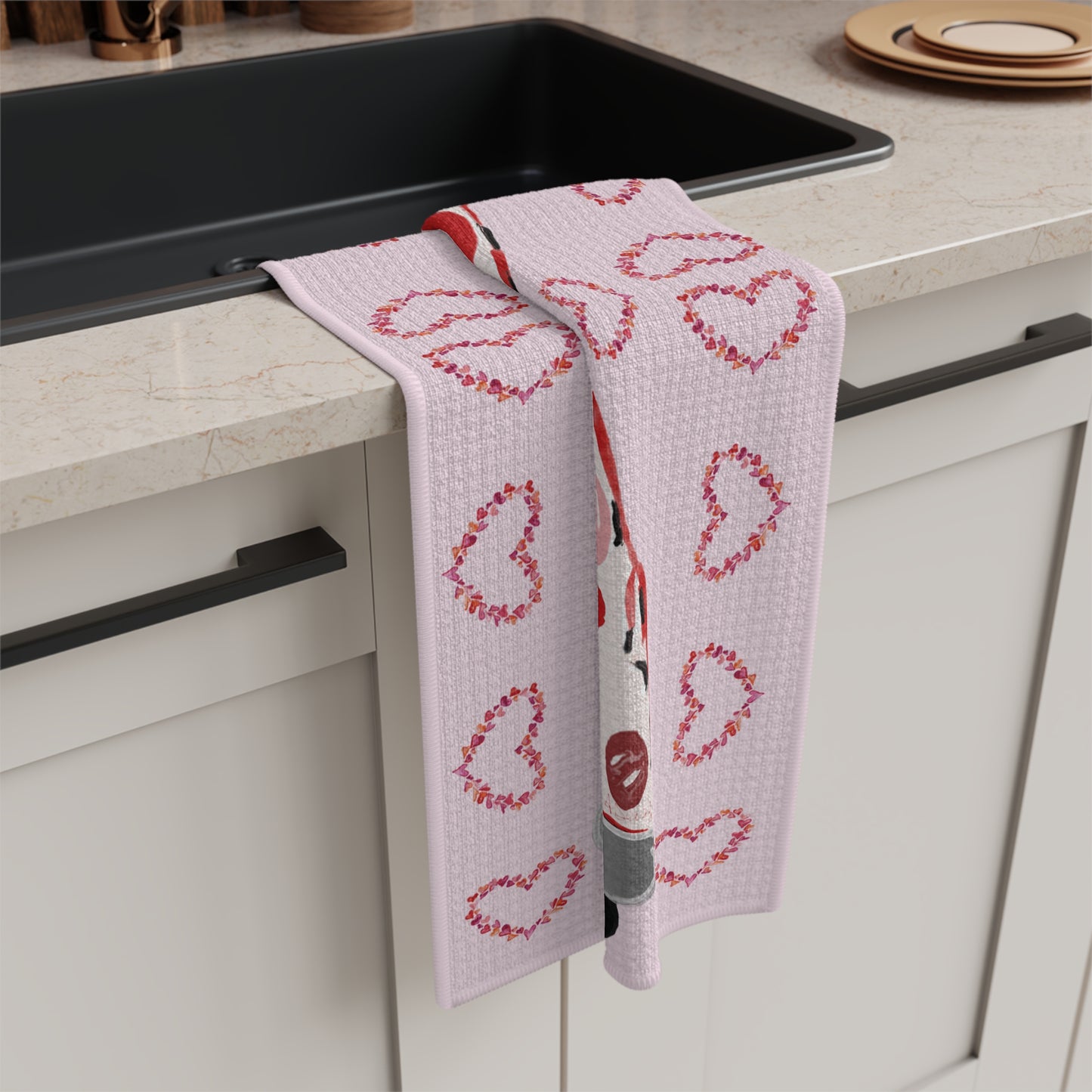Love Truck Microfiber Waffle Towel